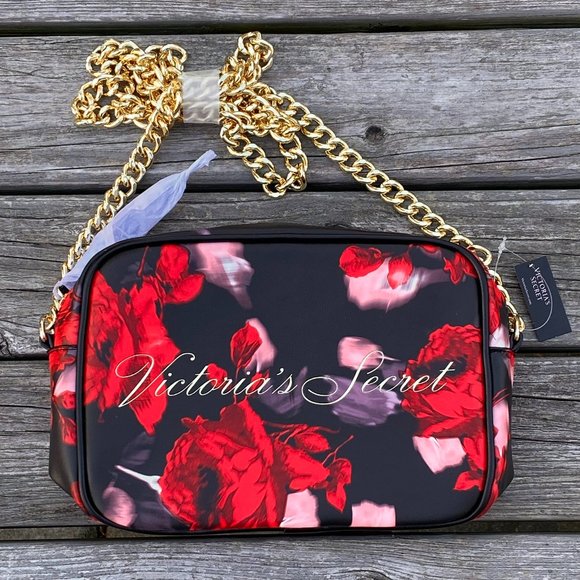 Victoria's Secret Bold Floral Chain Strap Crossbody Bag - Picture 2 of 16